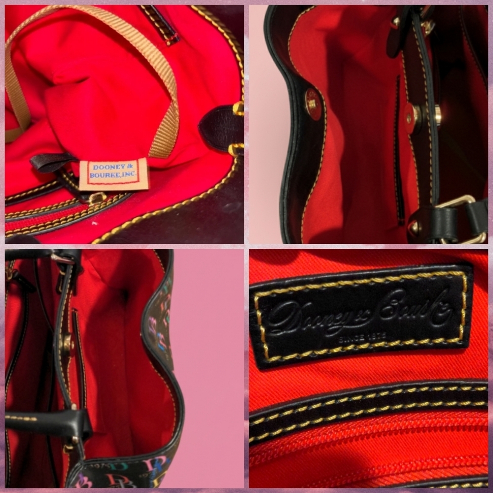 2pc Set: Dooney & Bourke Brenna Satchel & Cherry Bag Charm🍒 - Picture 11 of 12